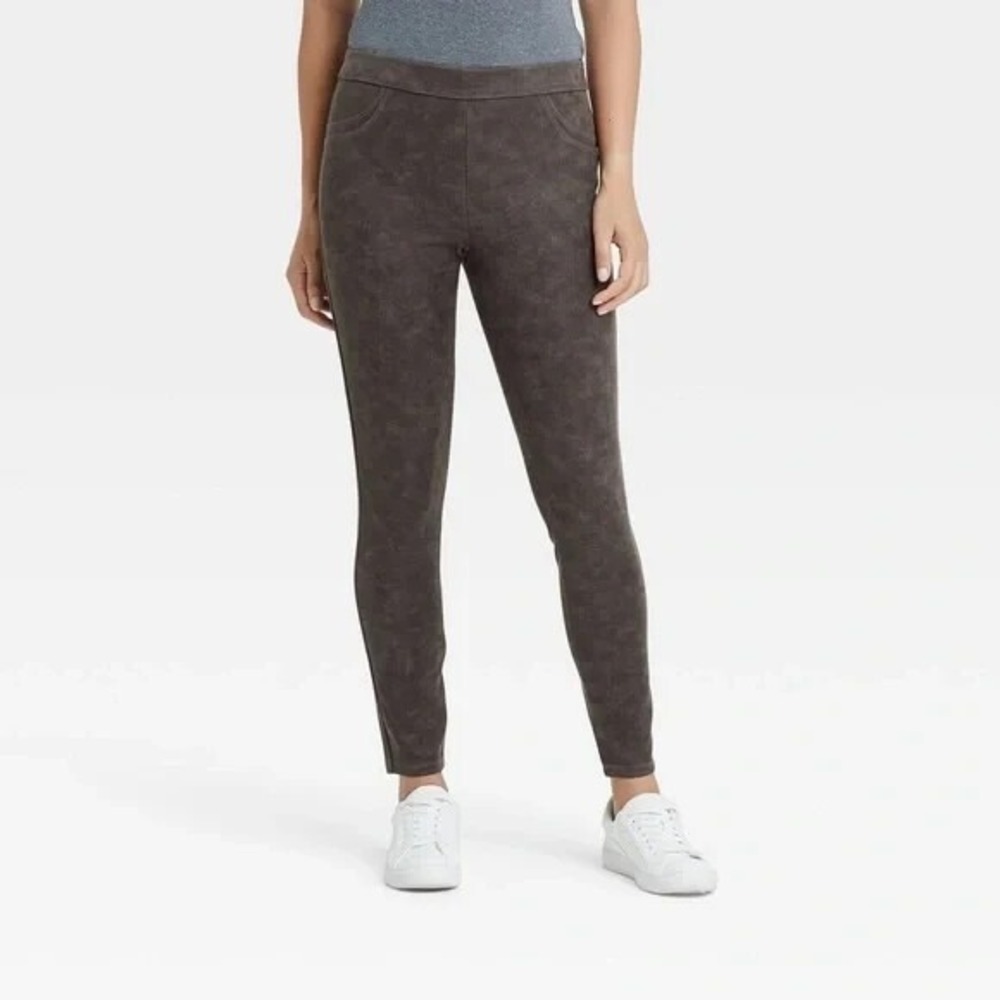 Knox Rose Pants Womens Extra Large Faux Suede Leggings Business Casual
